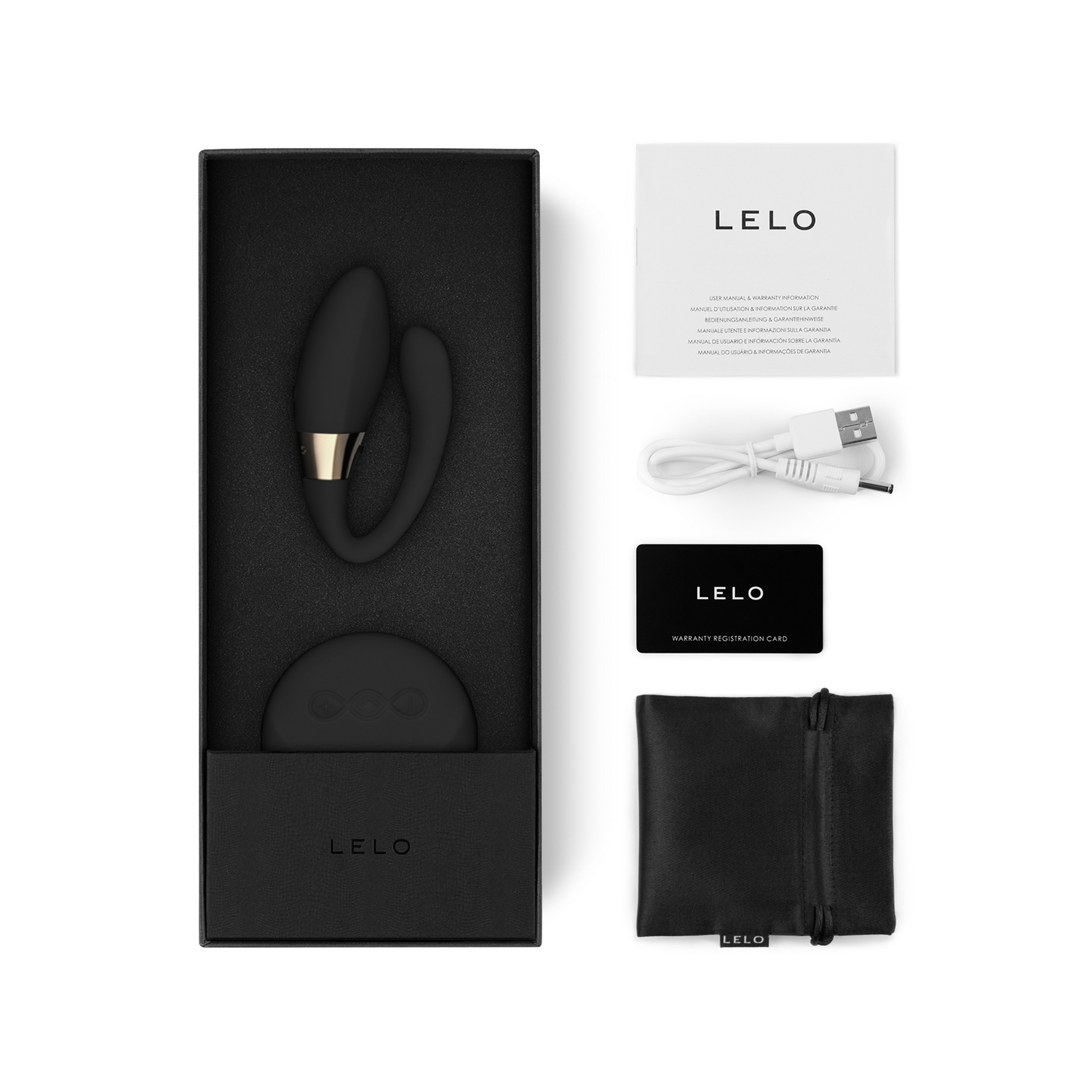 LELO Tiani Duo 8 段震動按摩器，適合雙人使用，無線遙控操作，USB 充電，全防水設計。