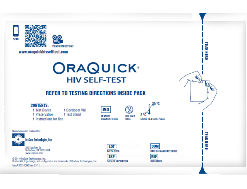 HIV自我檢測，適用高風險族群，非入侵式測試，避免抽血不適，簡單易用，確保個人私隱。