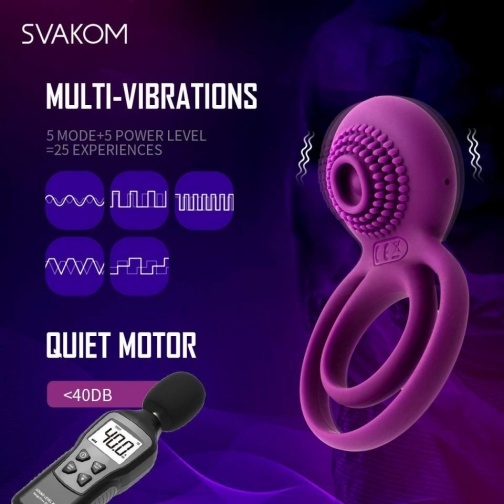 Svakom Tammy 延時雙環 情侶共震器-SING DR
