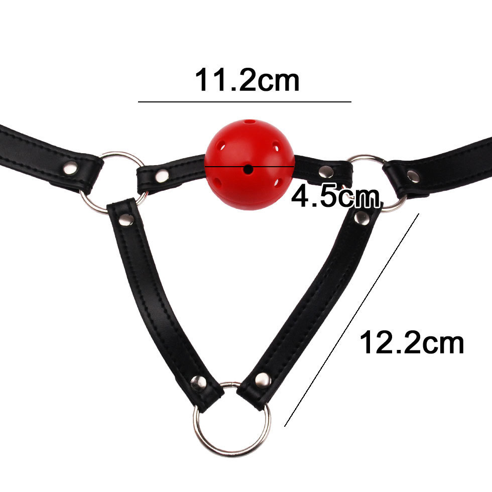 A-One SM調教 狗帶款口枷連頸帶