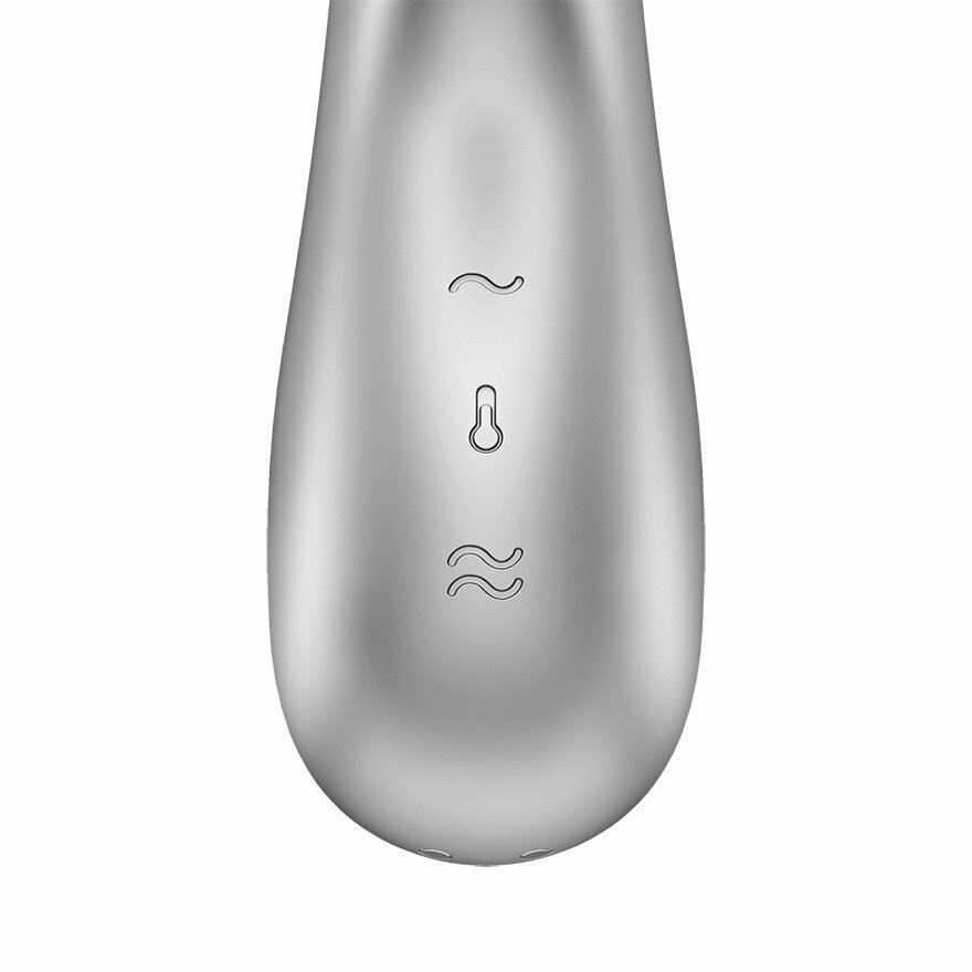 Satisfyer Hot Lover 加溫雙頭兔耳按摩棒 粉紅色-SING DR