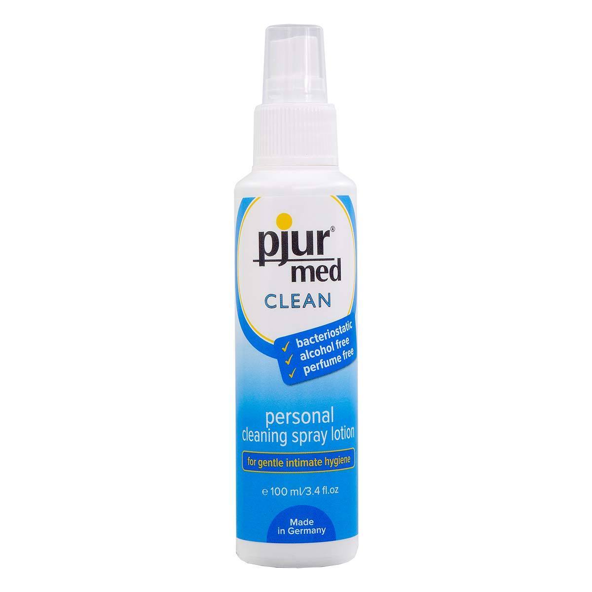 pjur med CLEAN 清潔噴霧 100ml，無酒精溫和配方，適合敏感肌膚和私密部位清潔。