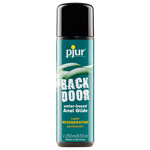 pjur Back Door Regenerating 100ml，透明質酸配方，幫助肌膚再生，提供舒適滑順體驗。