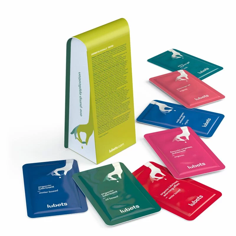 Lubets 綜合情趣套裝，7 款情趣單片裝，安全低敏，西班牙製造，滿足潤滑、按摩、延時與高潮提升需求。