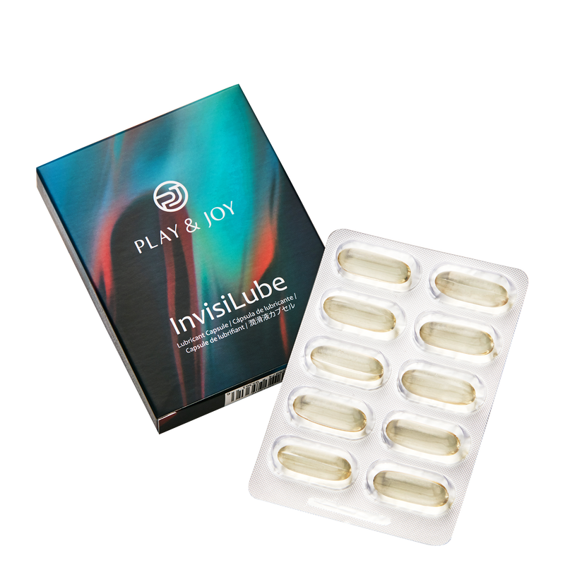 PLAY & JOY 基本型隱形膠囊矽性潤滑液 10粒裝