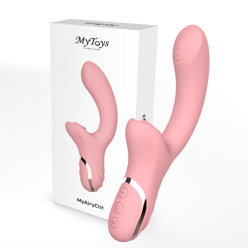 MyToys MyAiryClit 吸啜震動棒，大口徑吸啜口，雙馬達驅動，提供真實吸啜感與強烈震動，探索極致快感。