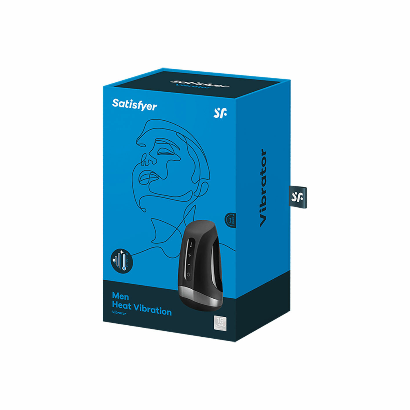 Satisfyer Men Heat Vibration 口交發熱震動飛機杯-SING DR