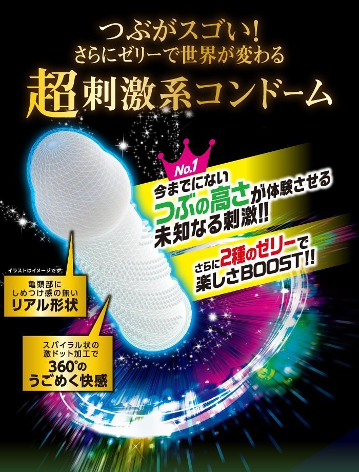 JEX 激凸點 持久型 乳膠安全套 8片裝