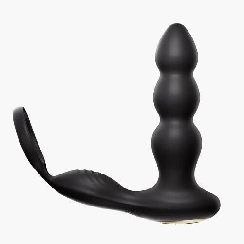 Erocome Indus 遙控鎖精雙震拉珠前列腺按摩器-SING DR