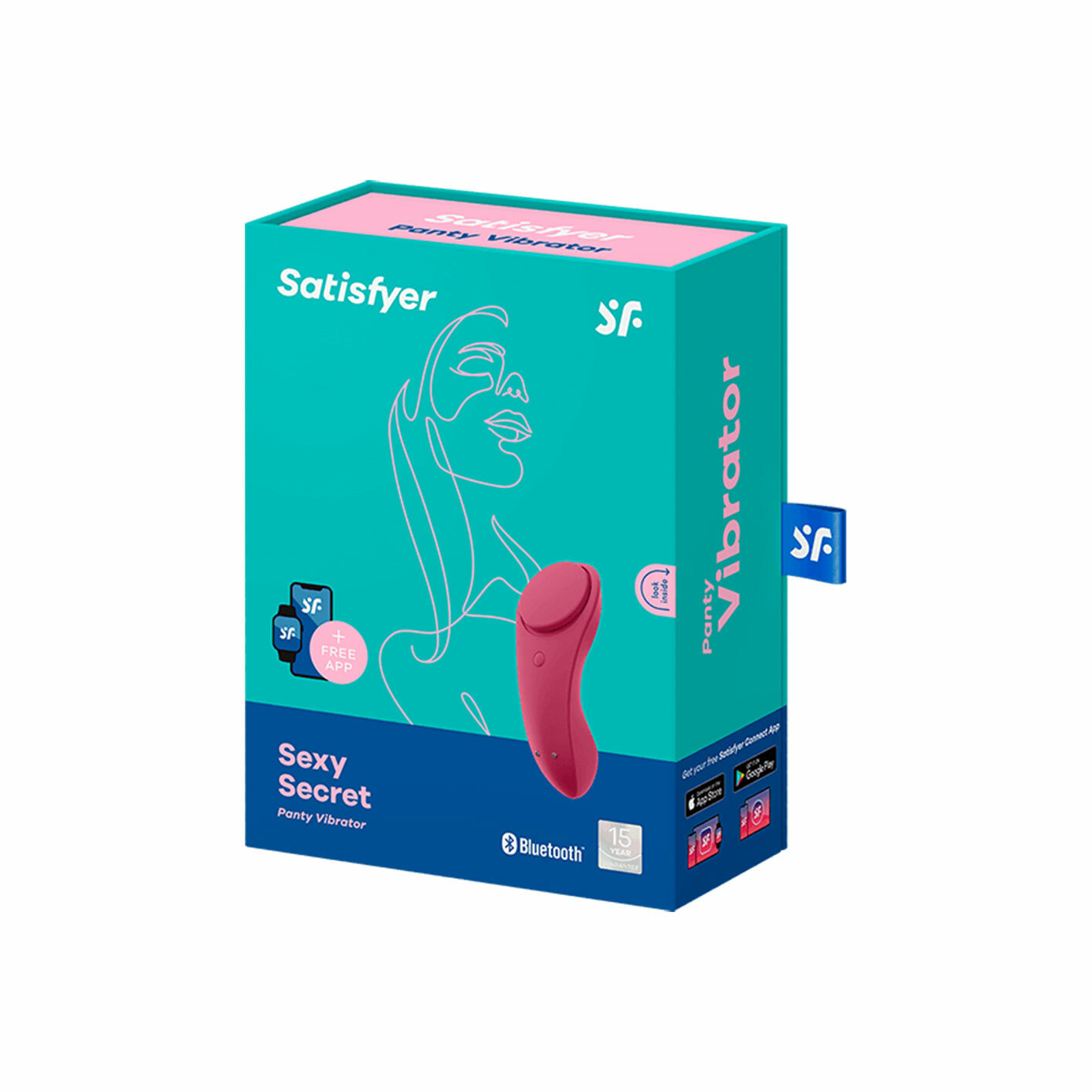 Satisfyer Sexy Secret 手機遙控內褲震動器-SING DR