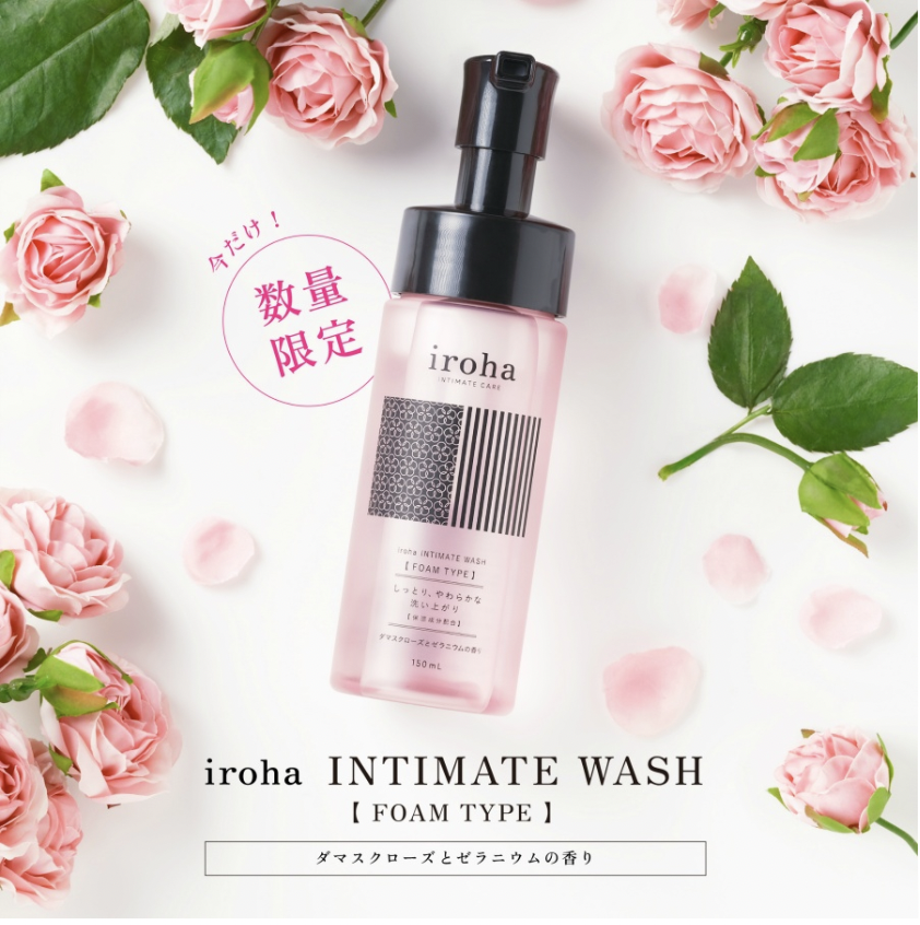 【期間限定】Iroha INTIMATE WASH 私密沐浴乳 玫瑰和天竺葵味