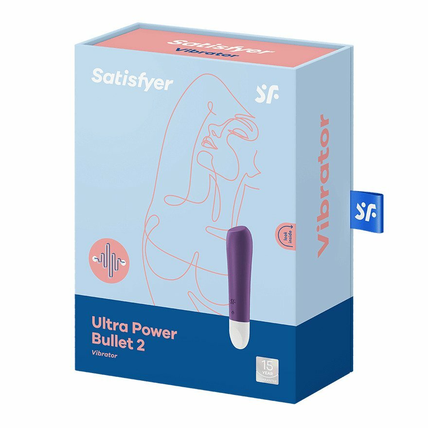 Satisfyer Ultra Power Bullet 2 小型激震震動棒 紫色-SING DR