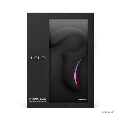 LELO Enigma Cruise 聲波震動按摩吸啜器，人體工學設計，USB 充電，防水適用於淋浴，持久續航 2 小時。