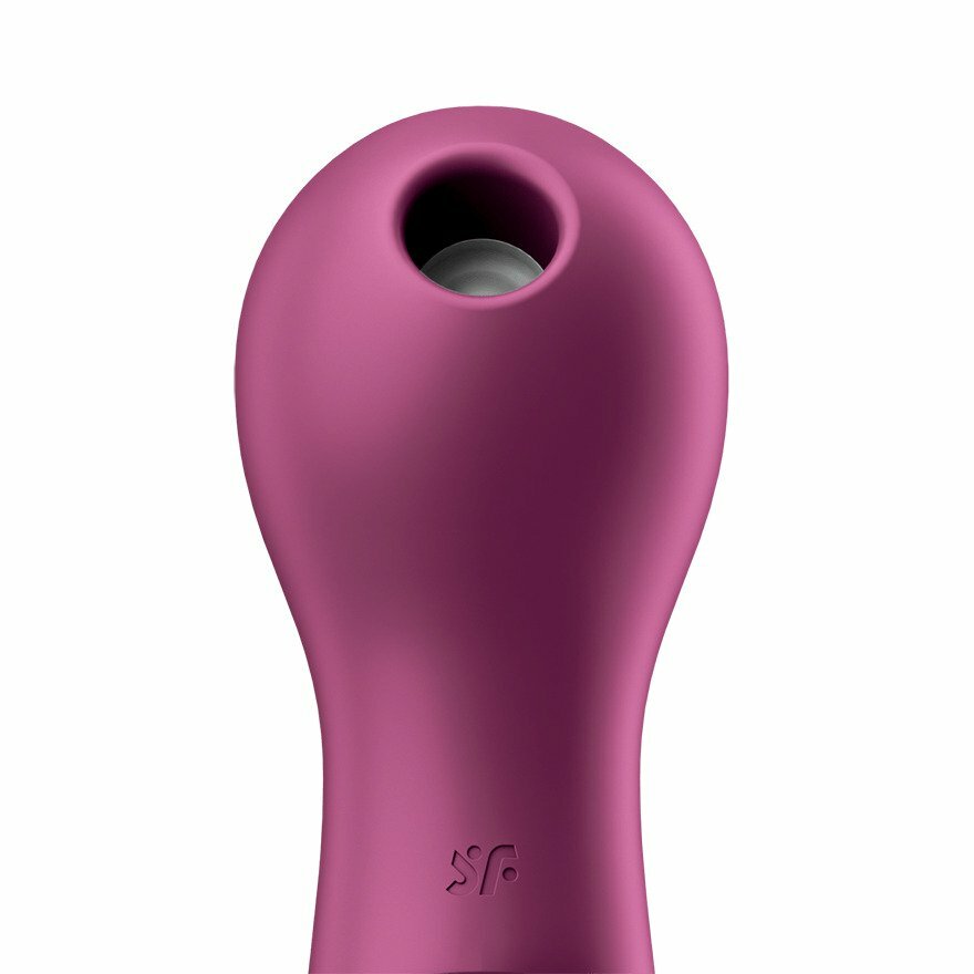 Satisfyer Lucky Libra 陰蒂吸啜震動器 莓紅色-SING DR