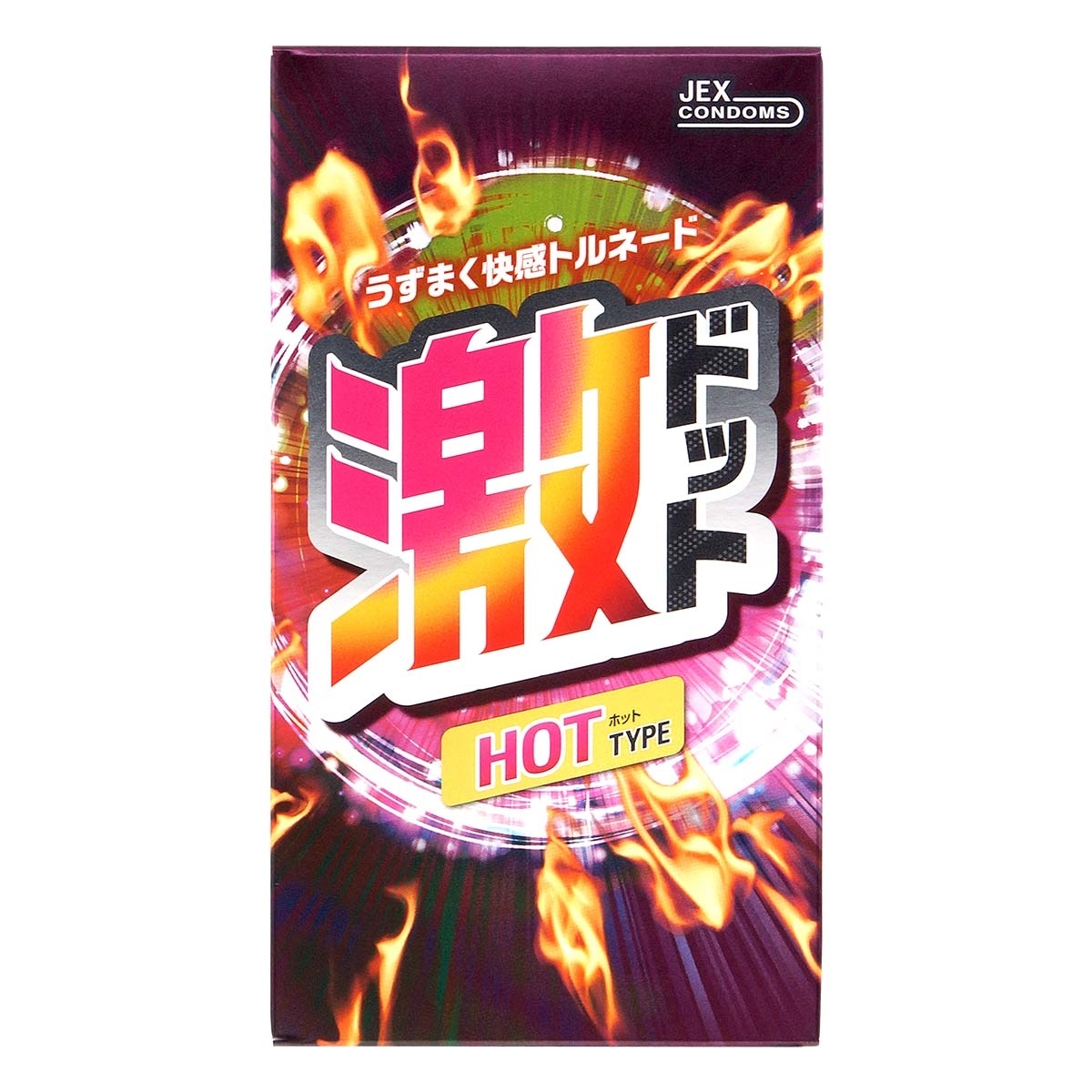 JEX 激凸點 熱感型 乳膠安全套 8片裝