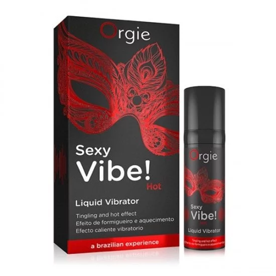 Orgie Sexy Vibe Hot 麻刺熱感 跳動式高潮凝膠 15ml-SING DR