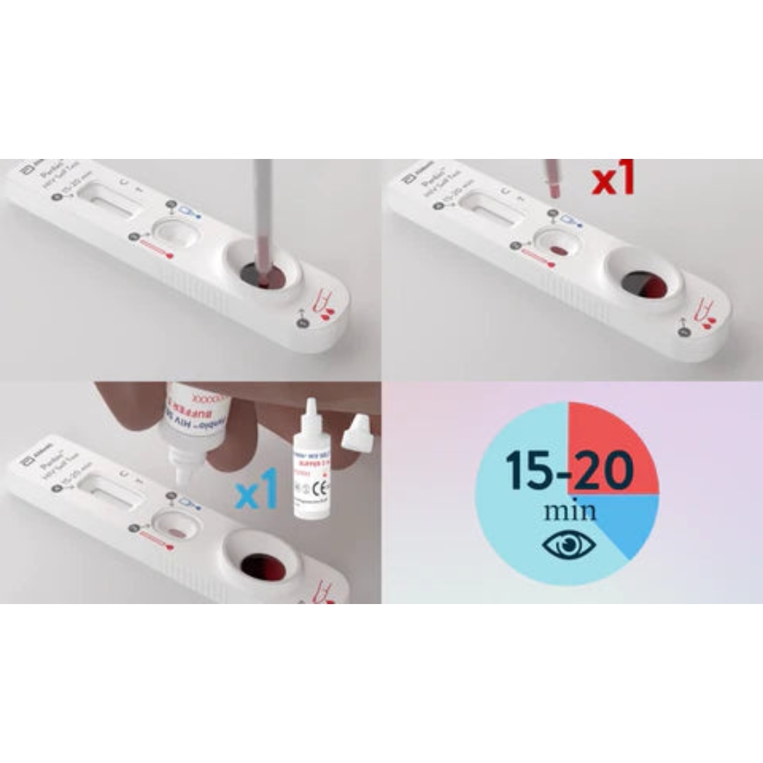 美國雅培 PANBIO HIV 自我測試劑-SING DR