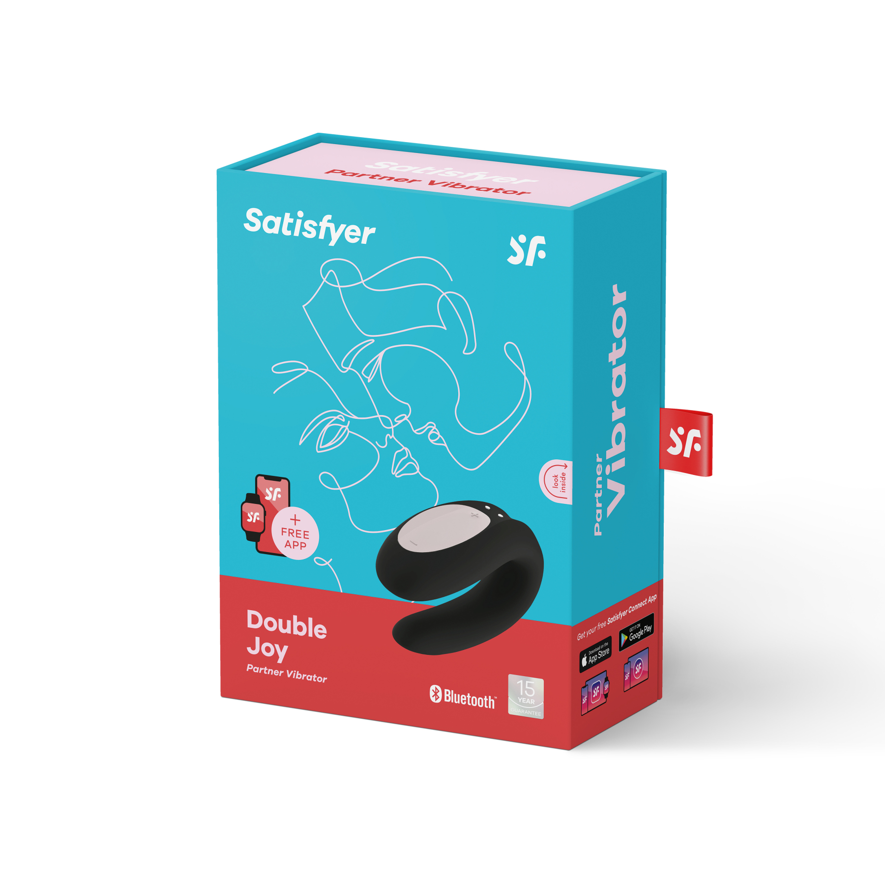 Satisfyer Double Joy 智能APP 情侶共震器-SING DR