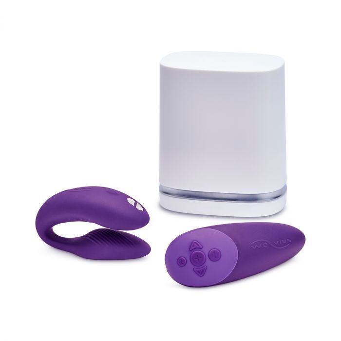 We-Vibe Chorus 手機遙控情侶共震器 紫色-SING DR