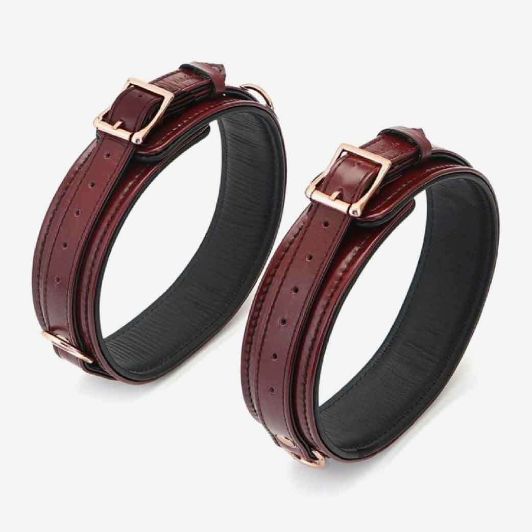 Liebe Seele Deluxe 大腿束縛，優質真皮材質，調整範圍 38-70cm，適合不同體型，讓 BDSM 遊戲更加靈活。