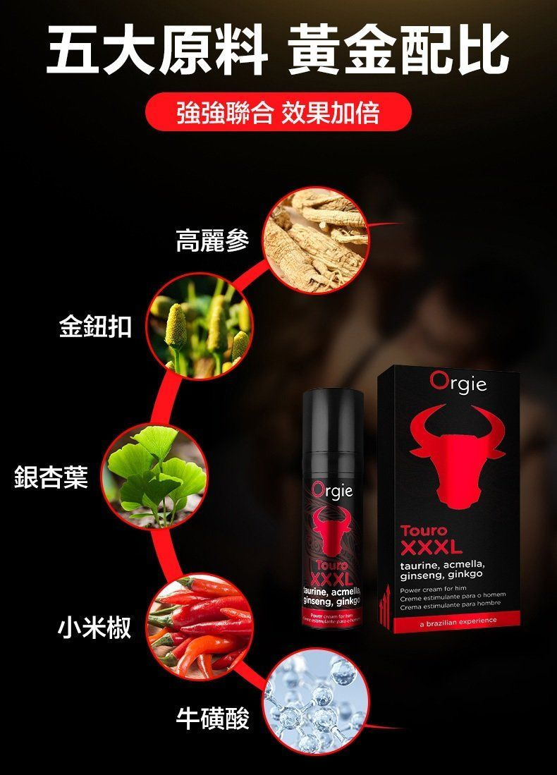 Orgie Touro XXXL 增大増硬凝膠 強效型 15 ml-SING DR