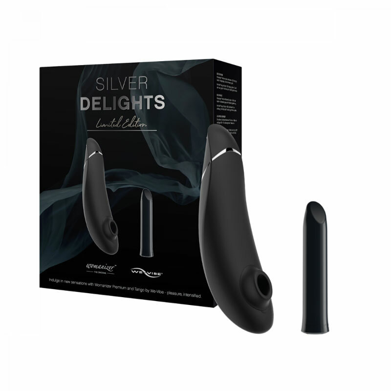 Womanizer Silver Delights Collection 初階銀光喜悅套裝 (Premium 吸啜器 + Tango小震蛋)-SING DR