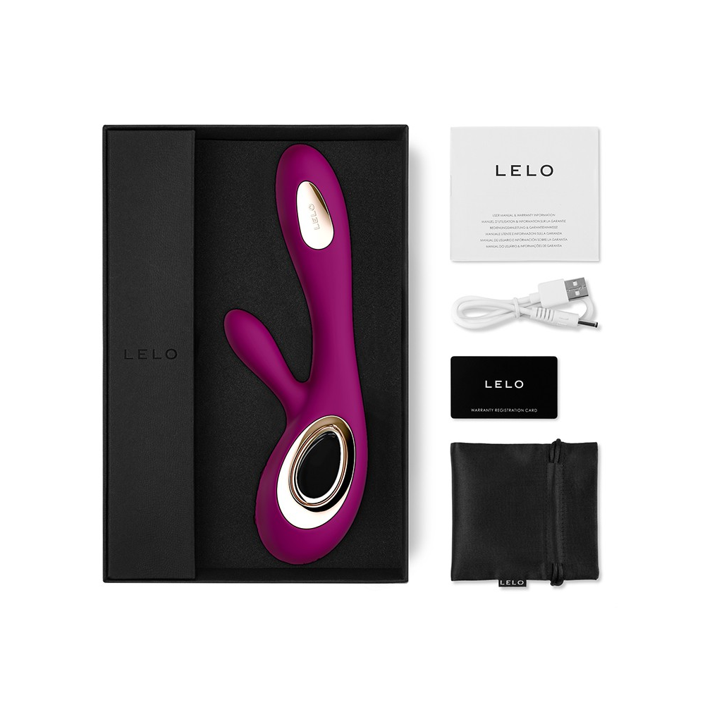 LELO SORAYA Wave G 點按摩棒，波浪式震動技術，強力陰蒂刺激，雙重高潮體驗，ISO 3533 安全認證。