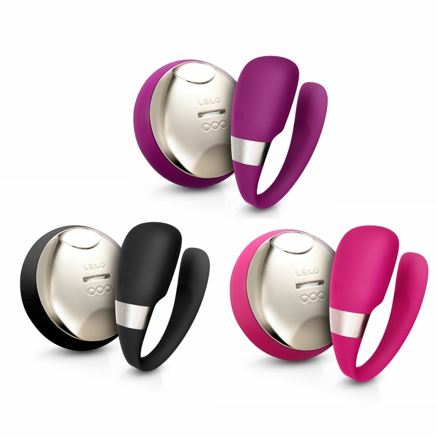 LELO TIANI™ 3 情侶共享按摩器，無線控制震動，人體工學設計，增強雙方快感，探索親密樂趣。