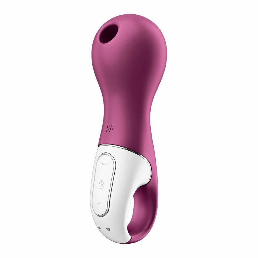 Satisfyer Lucky Libra 陰蒂吸啜震動器 莓紅色-SING DR