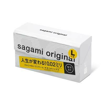 Sagami 相模原創 0.02 大碼 (第二代) 58mm 12 片裝 PU 安全套-SING DR