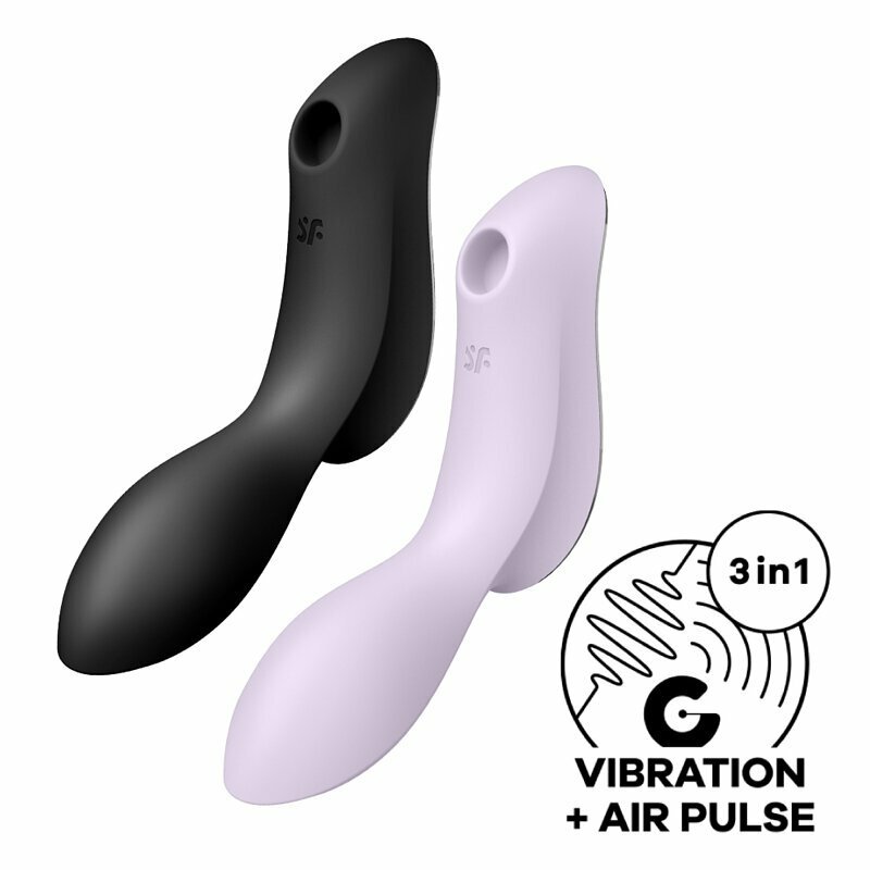Satisfyer Curvy Trinity 2 陰蒂吸啜+震動按摩棒-SING DR