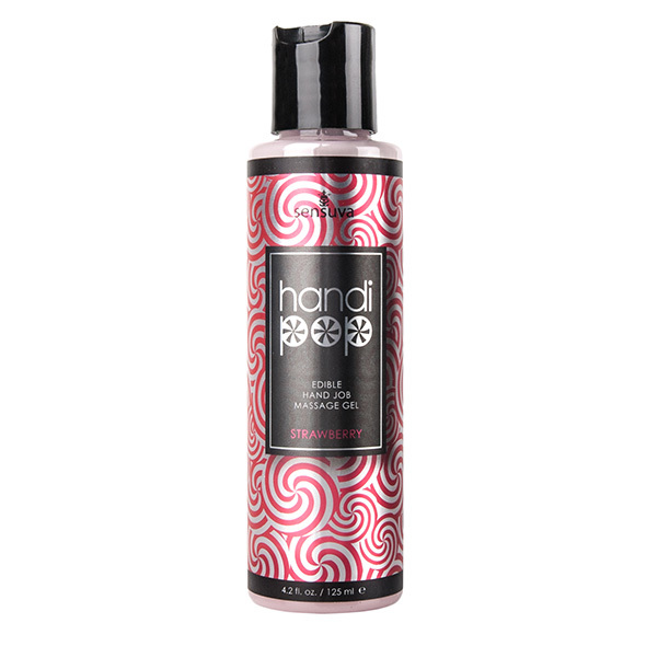 Sensuva Handipop 可食用手指性愛凝膠 草莓味 125ml-SING DR