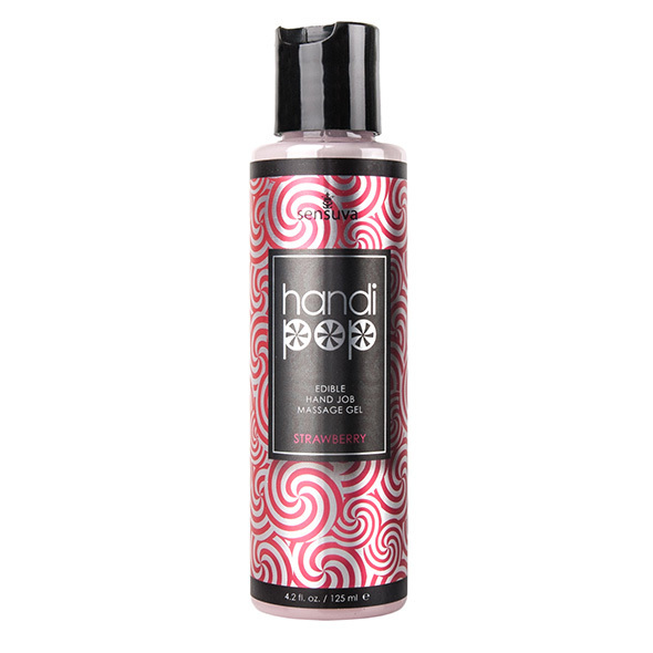 Sensuva Handipop 可食用手指性愛凝膠 草莓味 125ml-SING DR