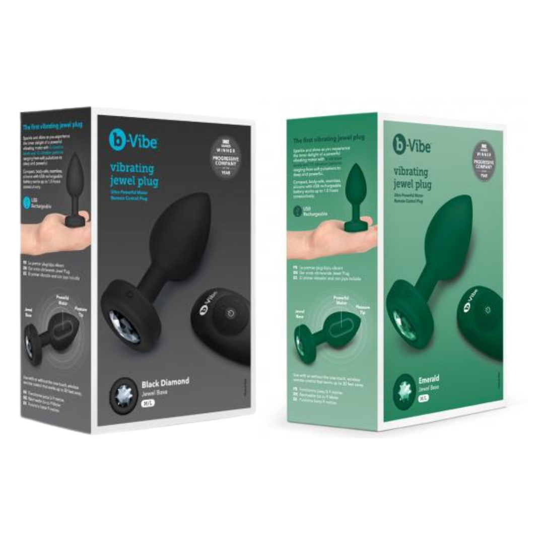 b-Vibe 無線遙控 寶石後庭塞 M/L-SING DR