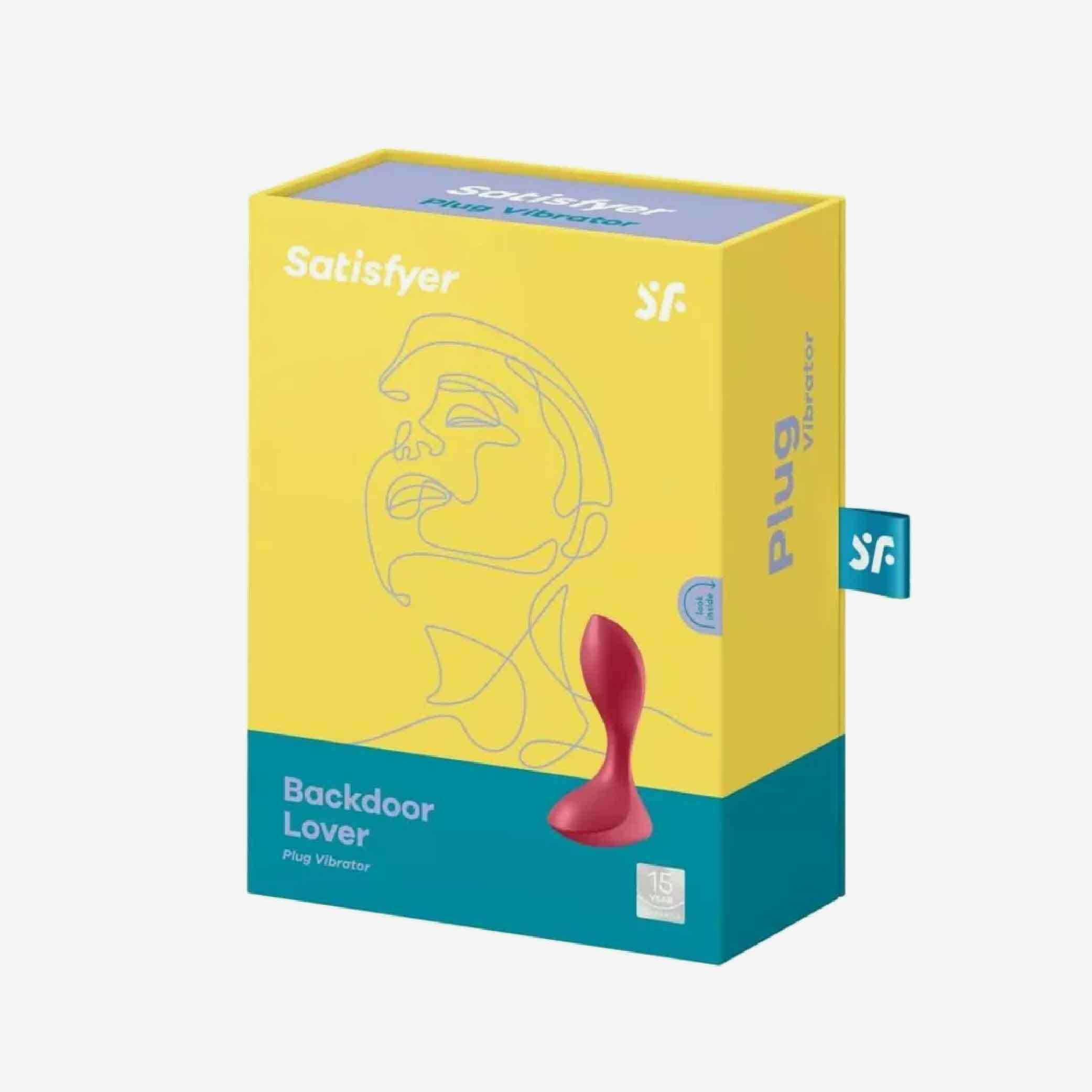 Satisfyer Backdoor Lover 肛塞震動器 紅色-SING DR