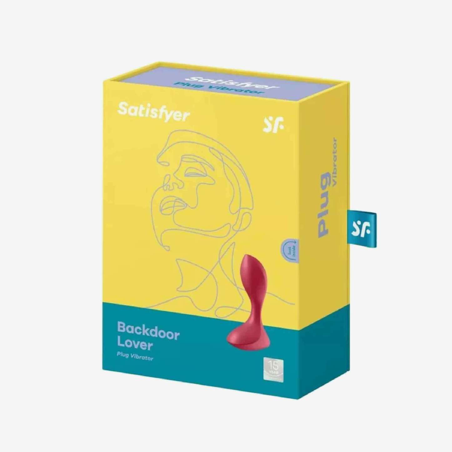 Satisfyer Backdoor Lover 肛塞震動器 紅色-SING DR