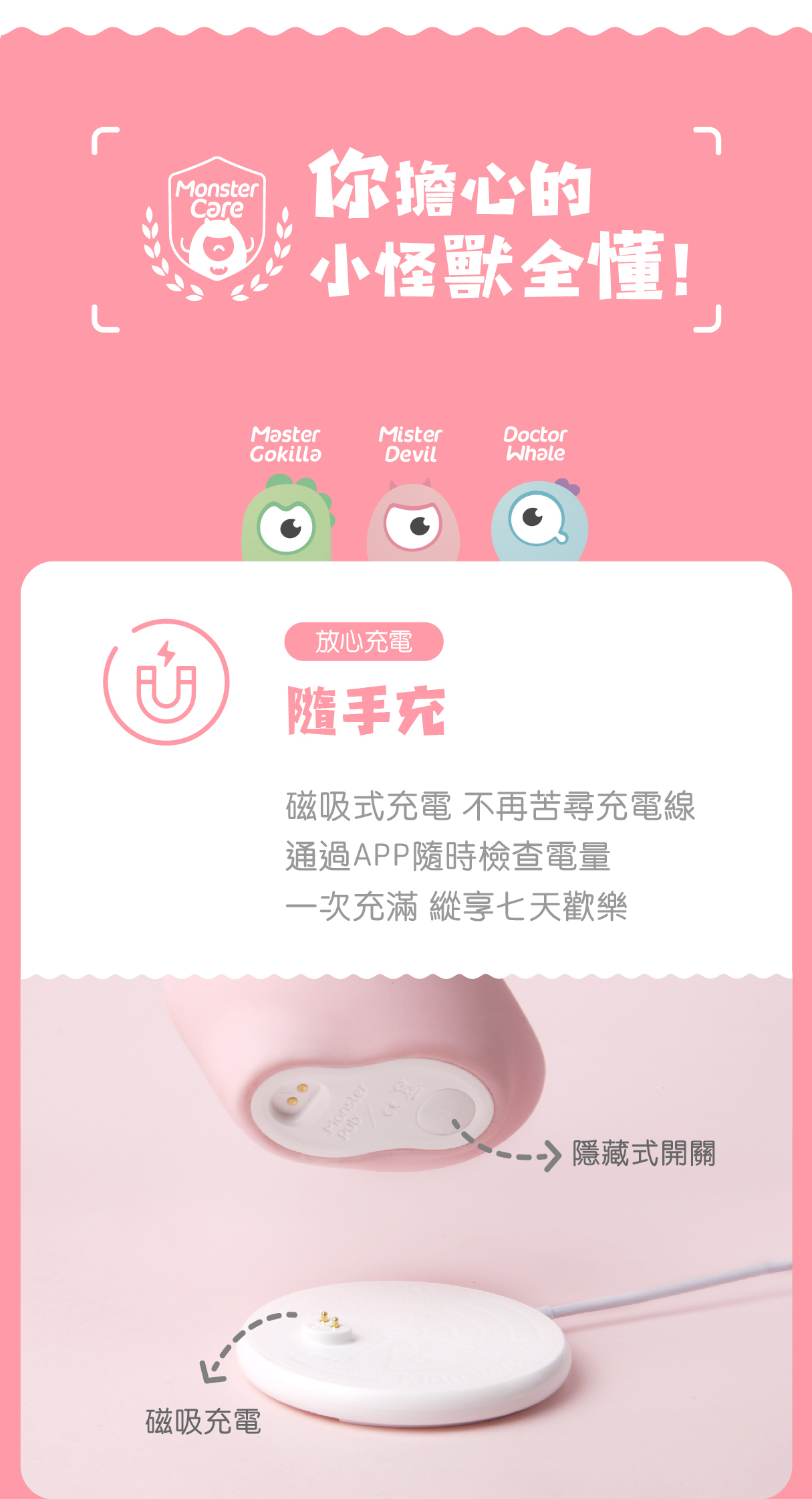 SISTALK 小怪獸 魔吻 Magic Kiss 舔舔吸啜震動器-SING DR