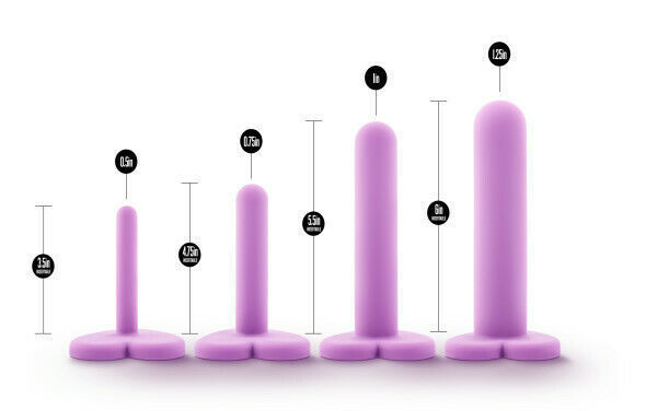Wellness 醫療級擴張器套裝，包含4種尺寸，超柔矽膠材質，適合陰道訓練及專業性治療輔助使用。