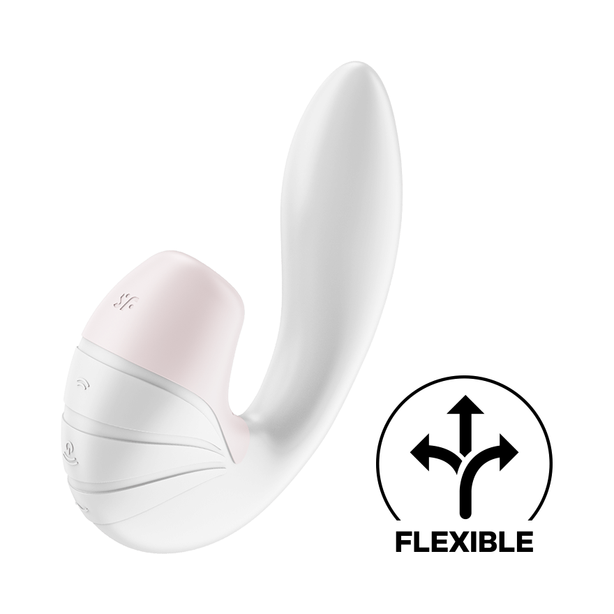 Satisfyer Supernova 吸啜G點按摩棒 (白色/玫瑰色)-SING DR