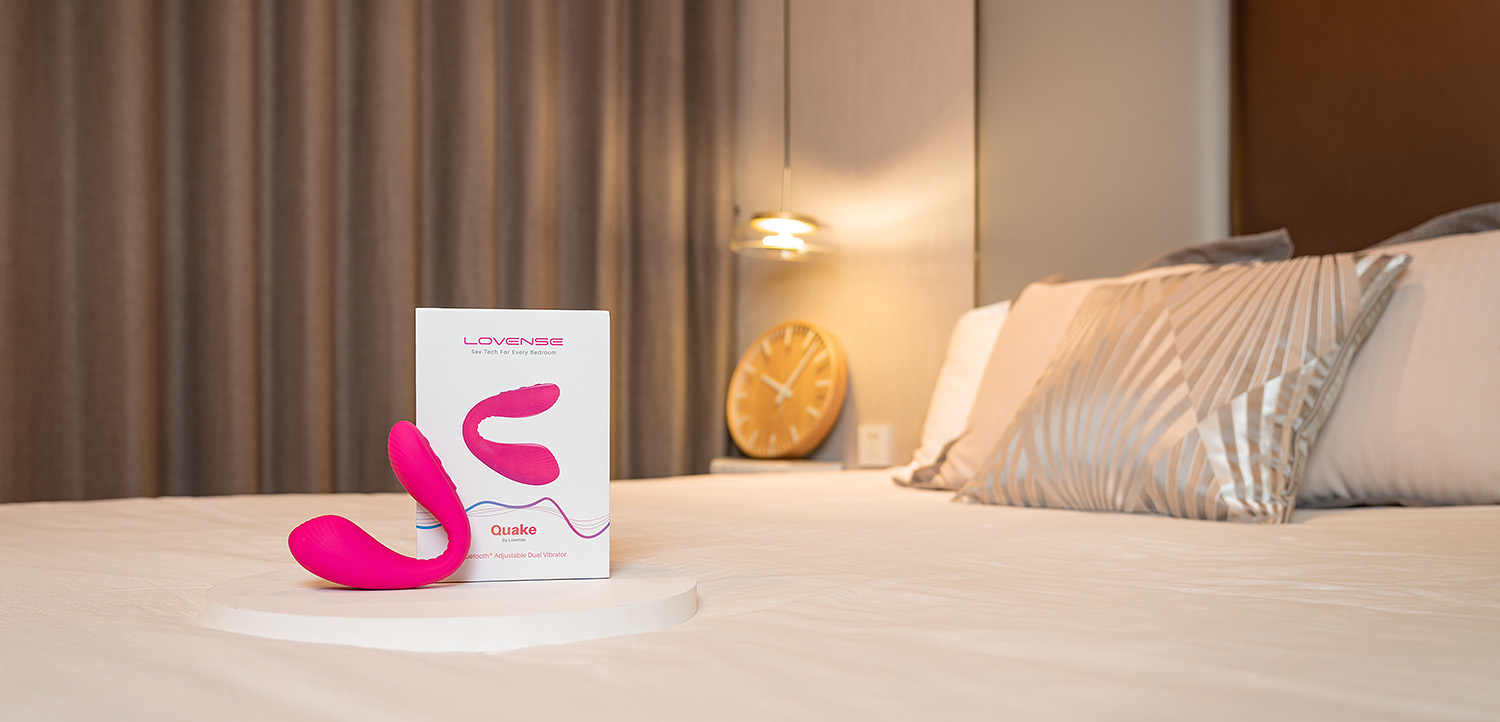 LOVENSE Dolce 智能雙重刺激 G 點震動器 | LOVENSE Quake-SING DR