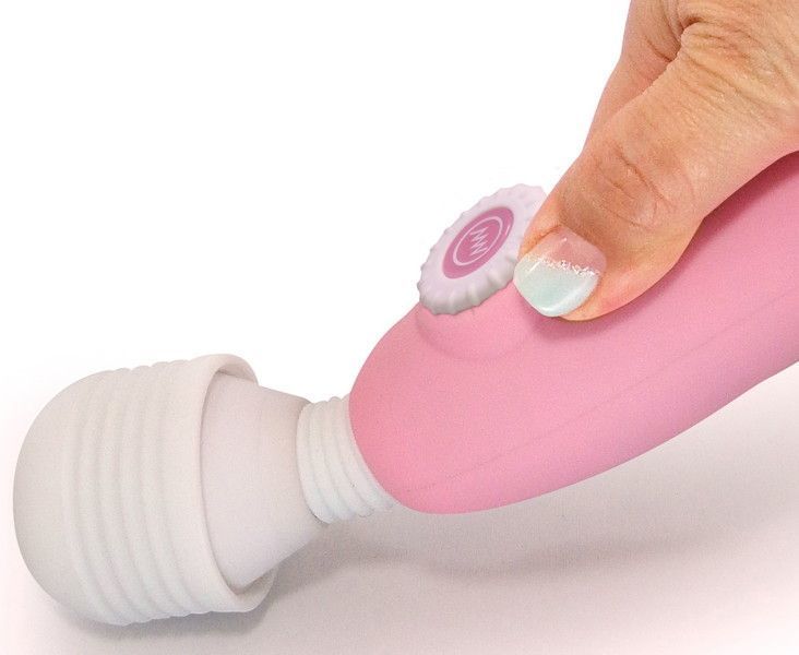 SSI Japan 按摩棒 粉紅色｜可愛外型結合高效馬達，10種震動模式，防水設計，舒適持握感