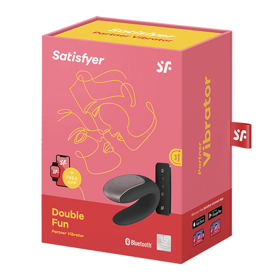 Satisfyer Double Fun 智能APP 遙控情侶共震器-SING DR