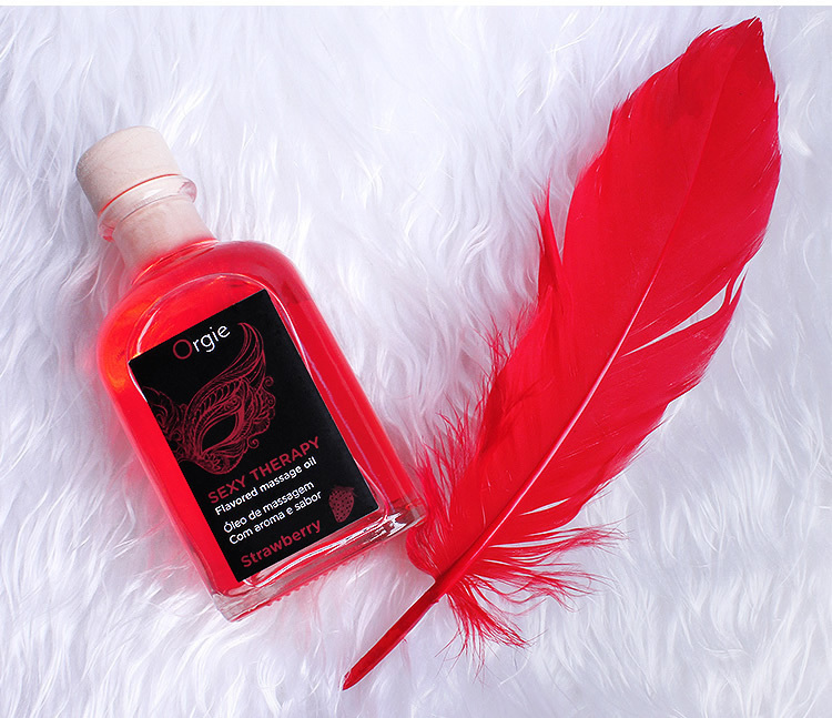 Orgie 唇部可食用熱感按摩油 士多啤梨味-SING DR