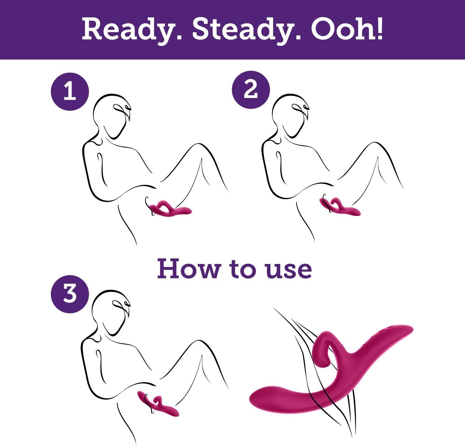 We-Vibe Nova 2 智能雙頭G點按摩棒-SING DR