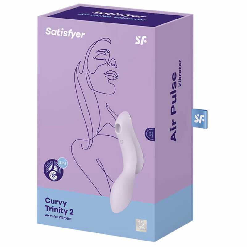 Satisfyer Curvy Trinity 2 陰蒂吸啜+震動按摩棒-SING DR