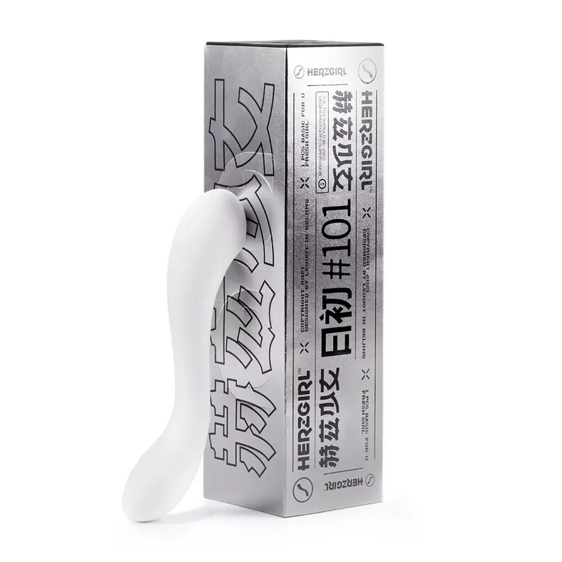 HERZGIRL 赫茲少女 日初#101 幼身G點震動按摩棒，光子白，纖細設計，加熱防水靜音功能