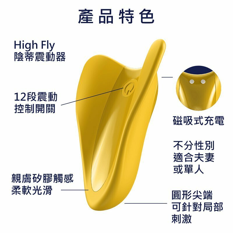 Satisfyer High Fly 手指震動器 紅色-SING DR