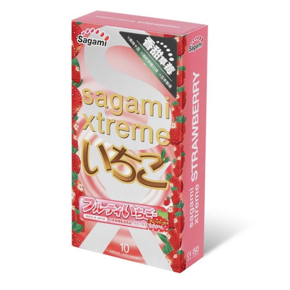Sagami 相模究極 香甜草莓 10片裝 乳膠安全套-SING DR
