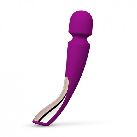 LELO Smart Wand 2 豪華震動按摩棒，全身適用，10 種振動模式，矽膠材質，防水 USB 充電，持久續航。