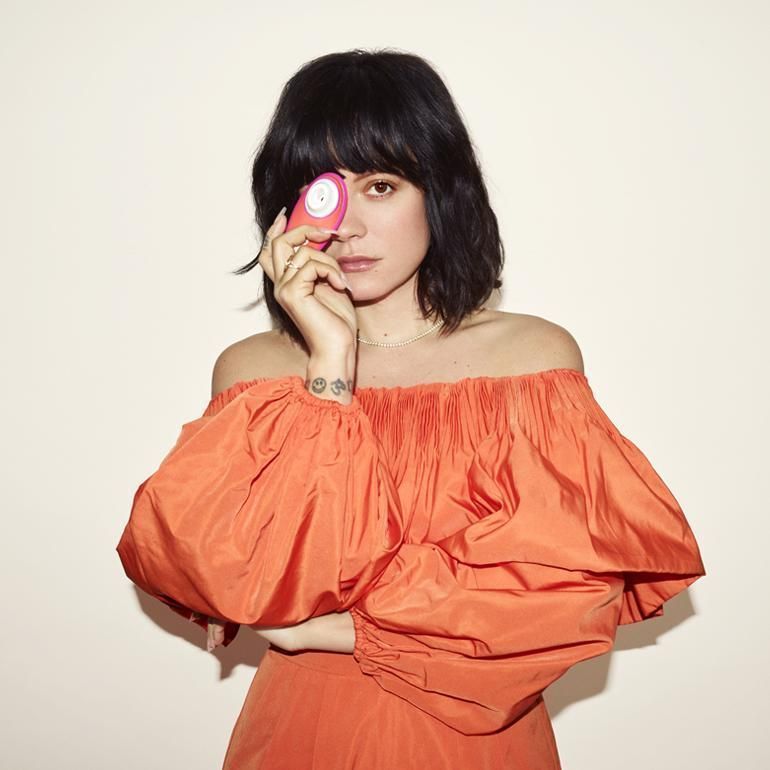 Womanizer Liberty 便攜式陰蒂吸啜器 橙粉紅色【Lily Allen 限量版】-SING DR